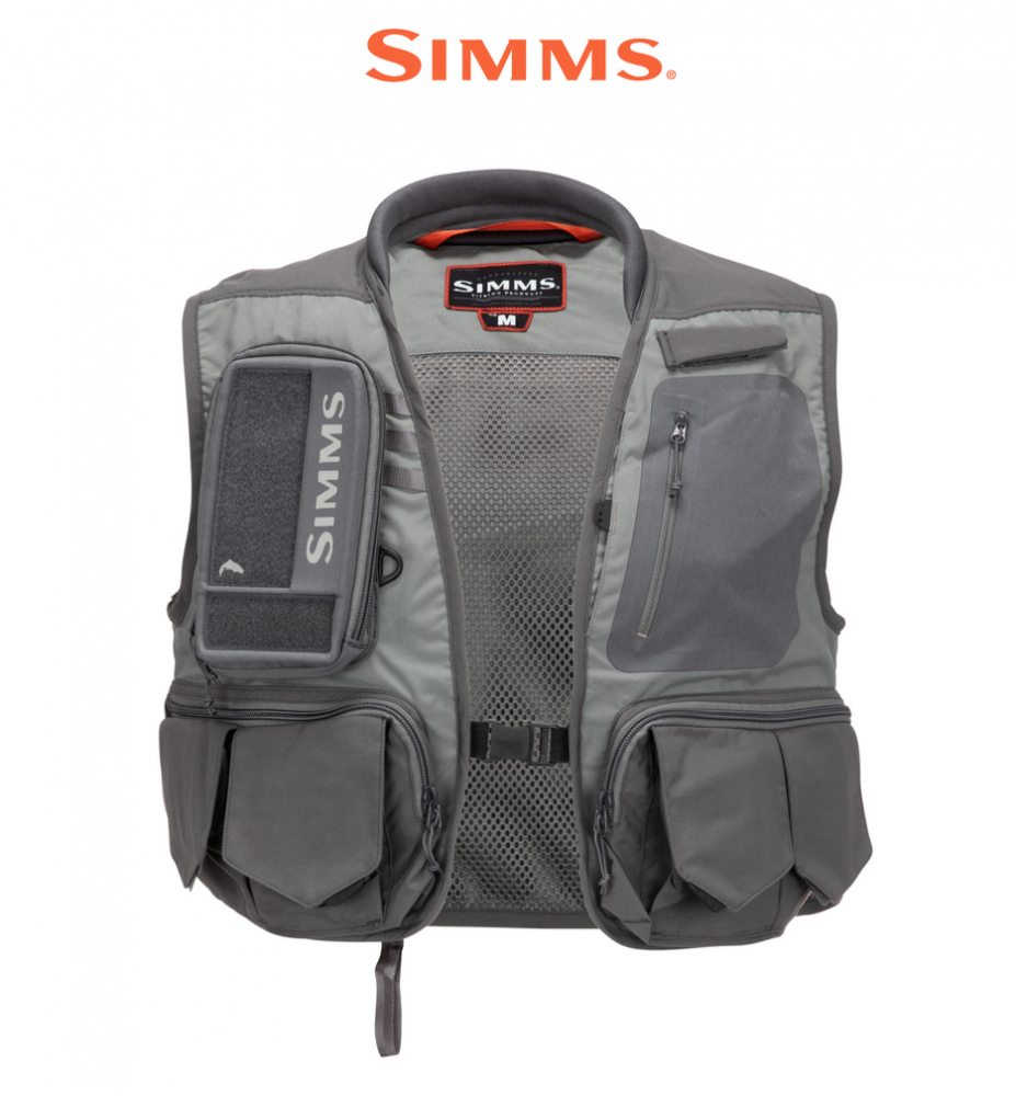 Simms Freestone Vest Pewter - FreestoneVest24 | Fly fishing equipment